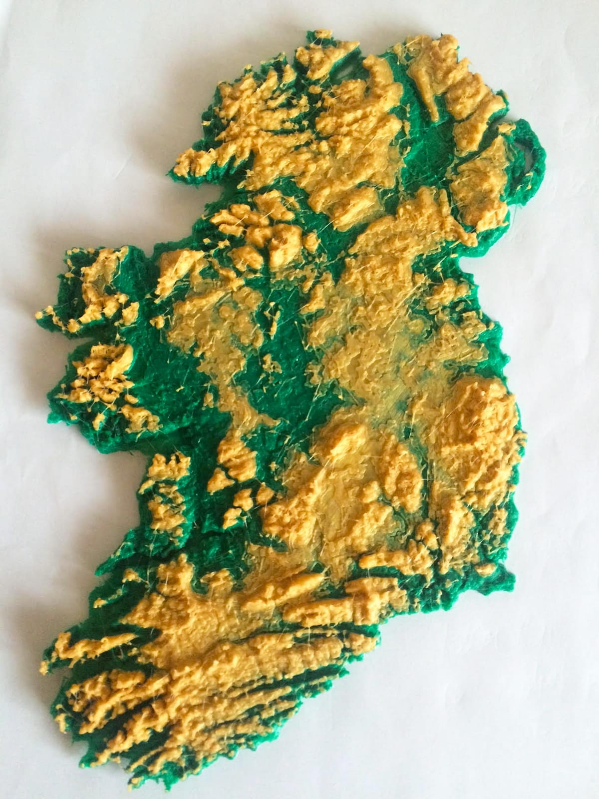 ramani ya 3d ramani ya ireland