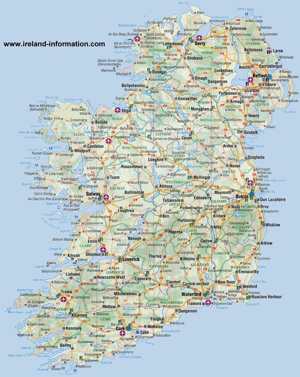 ramani ya blackrock ireland