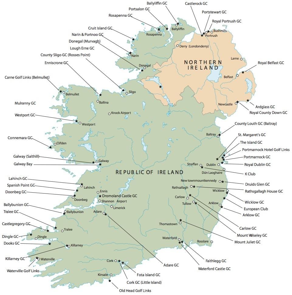 bora ramani ya ireland