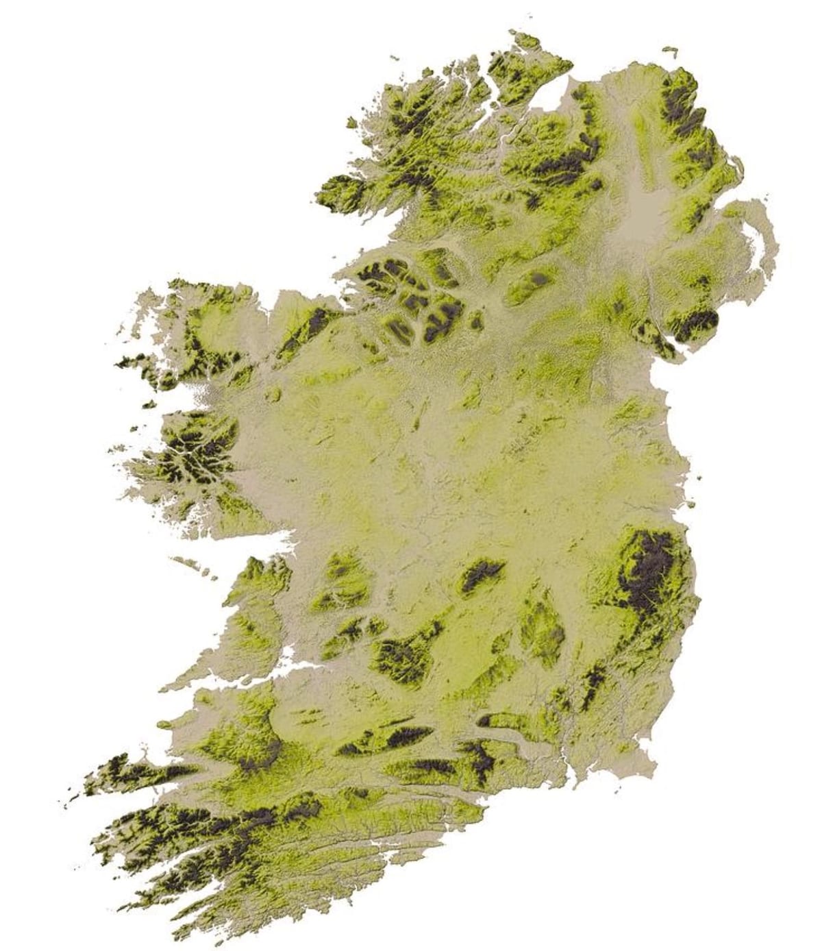 kijiografia ramani ya ireland