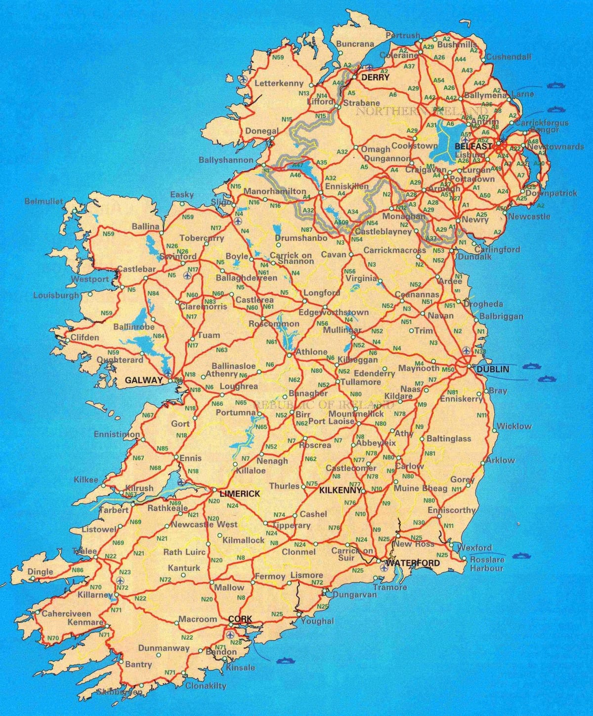 ramani ya wilaya eire