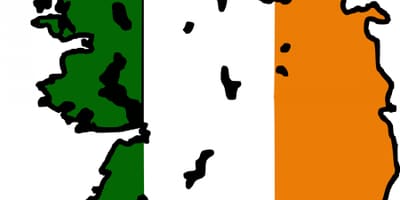 Ramani ya ireland bendera