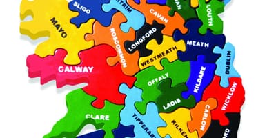 Ramani ya ireland puzzle