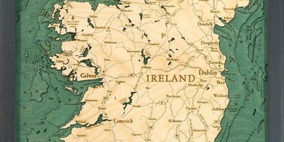 Ramani ya ireland ramani sanaa