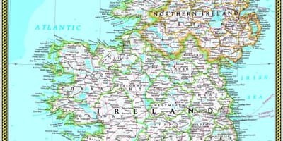 Ramani ya national geographic ramani ya ireland