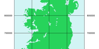 Ramani ya kuratibu ireland