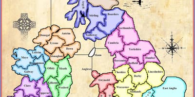 Ramani ya ramani ya ireland mchezo