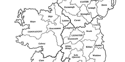 Mchoro wa ramani ya ireland