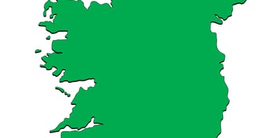 Ramani ya ireland template