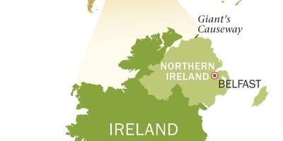 Ramani ya zamaradi isle ireland
