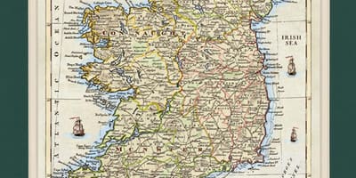 Ramani ya zimeandaliwa ramani ya ireland